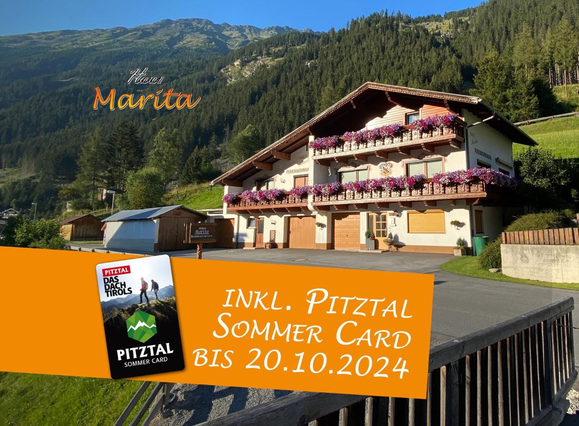 Ferienwohnung Haus Marita St. Leonhard im Pitztal Exterior foto